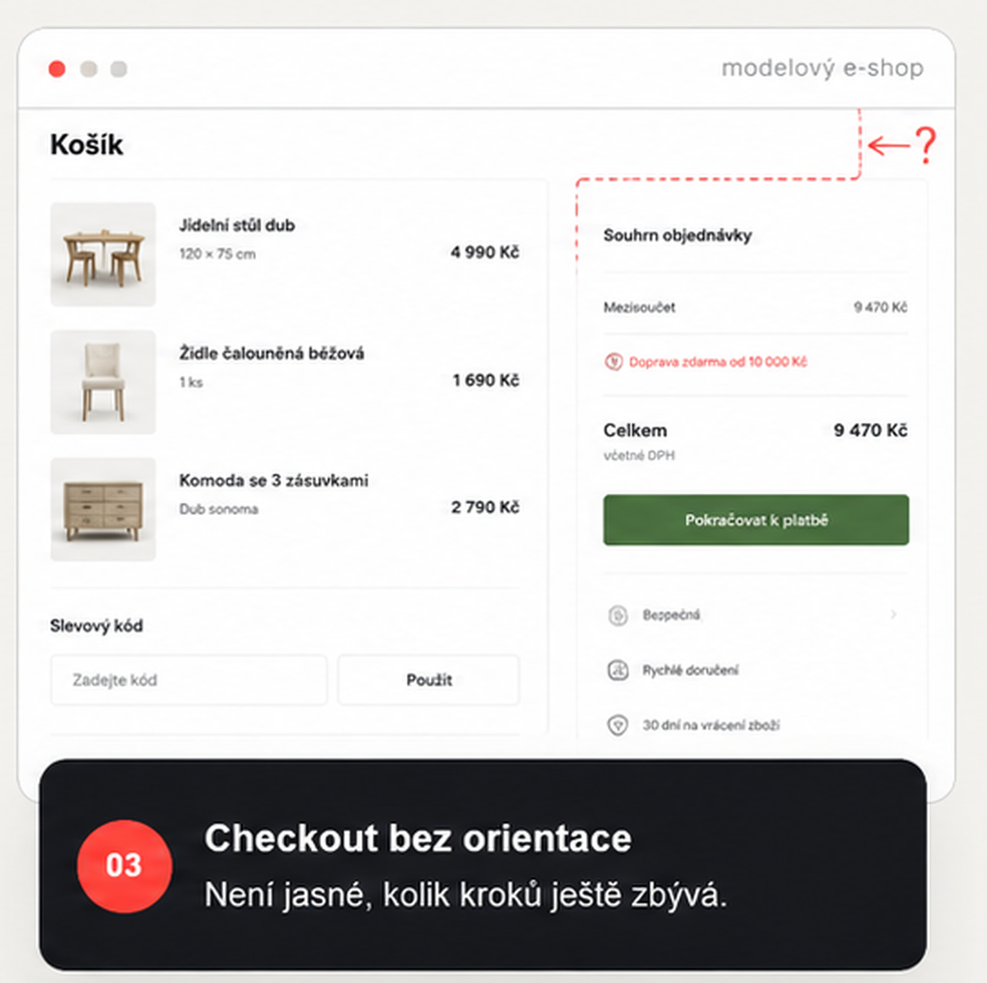 03 – Checkout bez orientace
